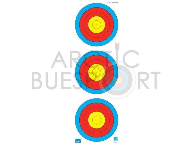 Hovedbilde FITA trippel 40 cm recurve